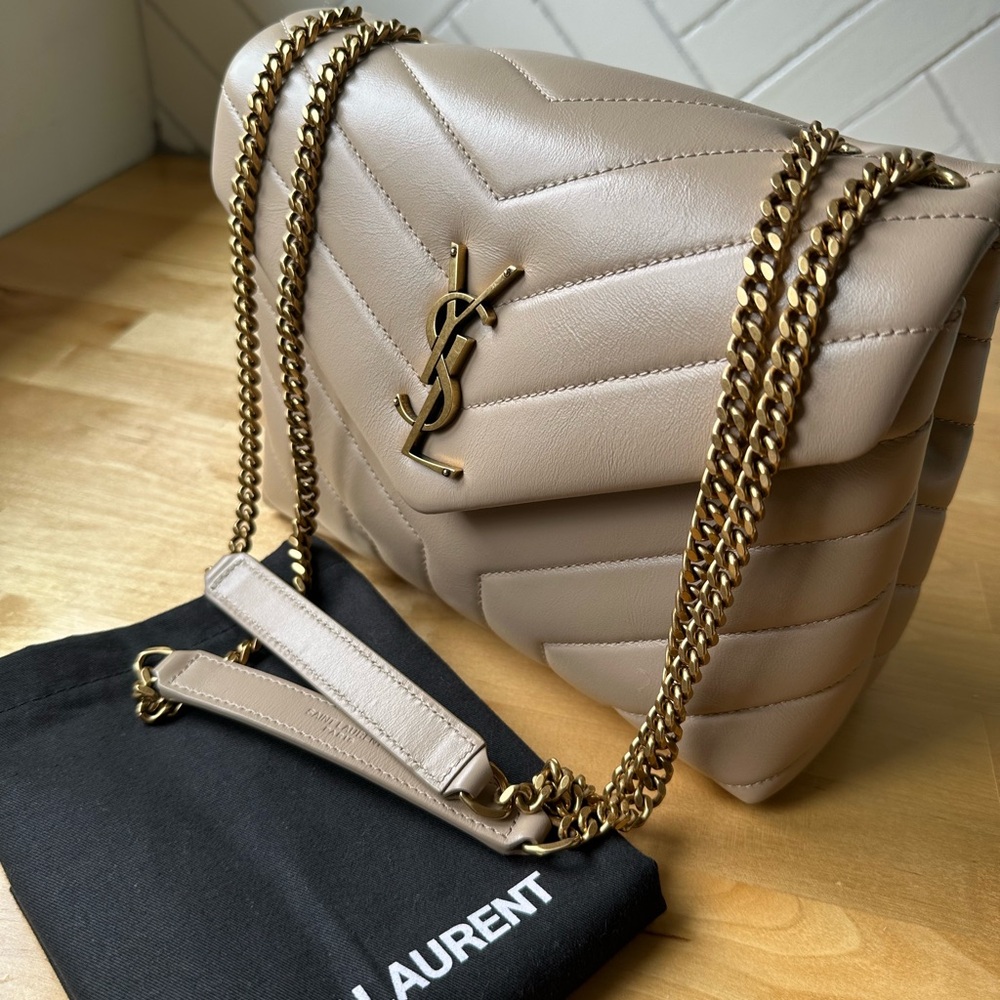 YSL small Loulou shoulder bag in quilted leather